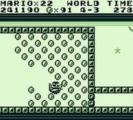 une photo d'Ã©cran de Super Mario Land sur Nintendo Game Boy